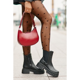 Botki Sztyblety Ocieplane Na Zamek S.Barski HY42-975 Czarne 2