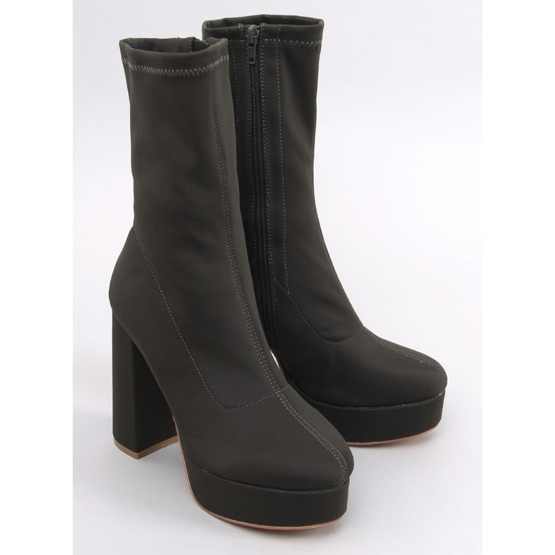 Botki na platformie Baldacci Green zielone 1