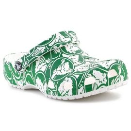 Chodaki Crocs Classic Duke Print Clog 210003-3WH zielone 1
