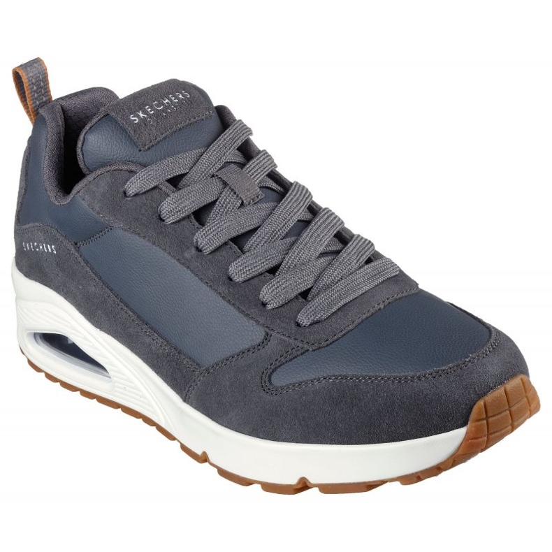 Buty Skechers Uno Stacre sneakersy 52468-CHAR niebieskie 1