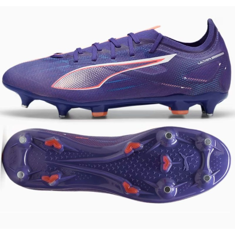 Buty Puma Ultra 5 Match MxSG 107893 01 fioletowe 1