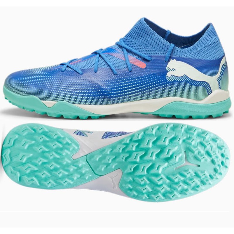 Buty Puma Furure 7 Match Tt 107937-01 niebieskie 1