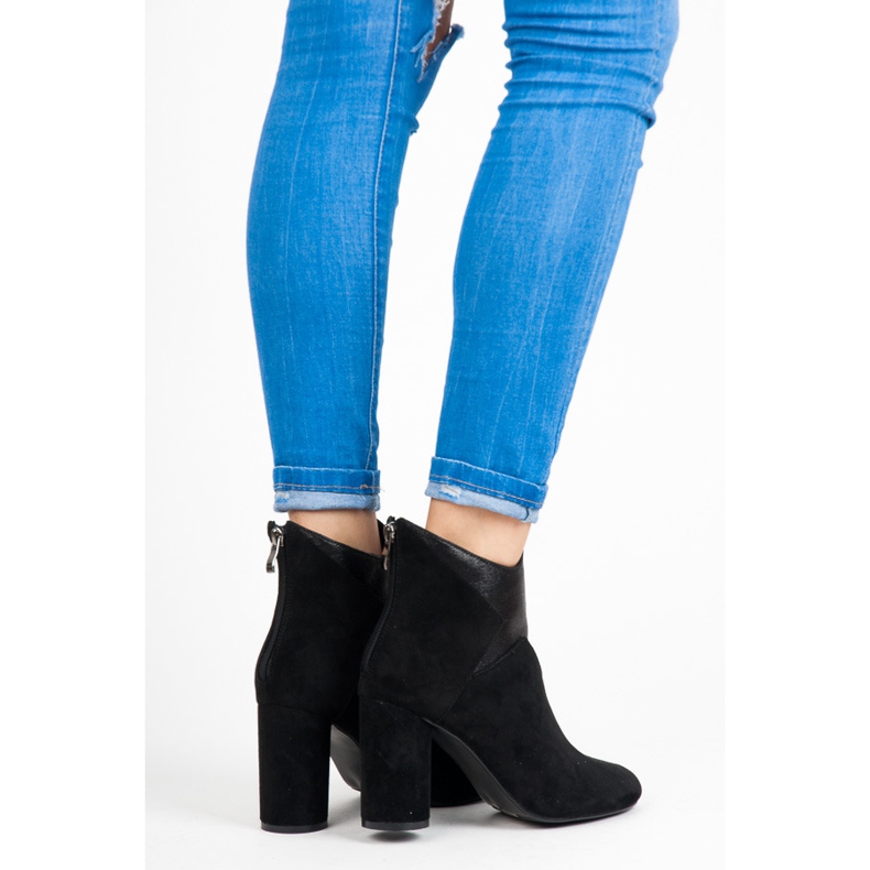 Vices Botki Na Słupku czarne 1