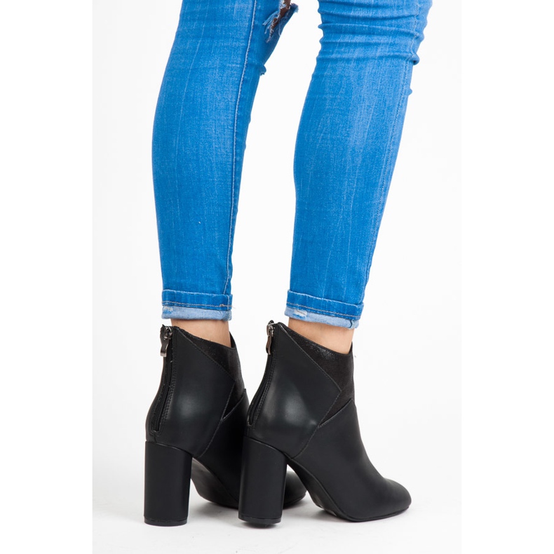 Vices Botki Na Słupku czarne 1