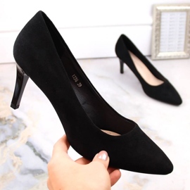 Szpilki Sergio Leone W SK414C czarne 2