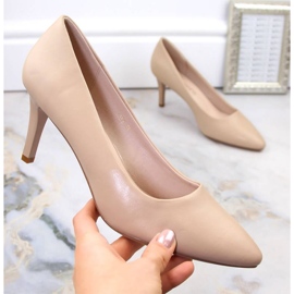 Szpilki Sergio Leone W SK414E coffee 2