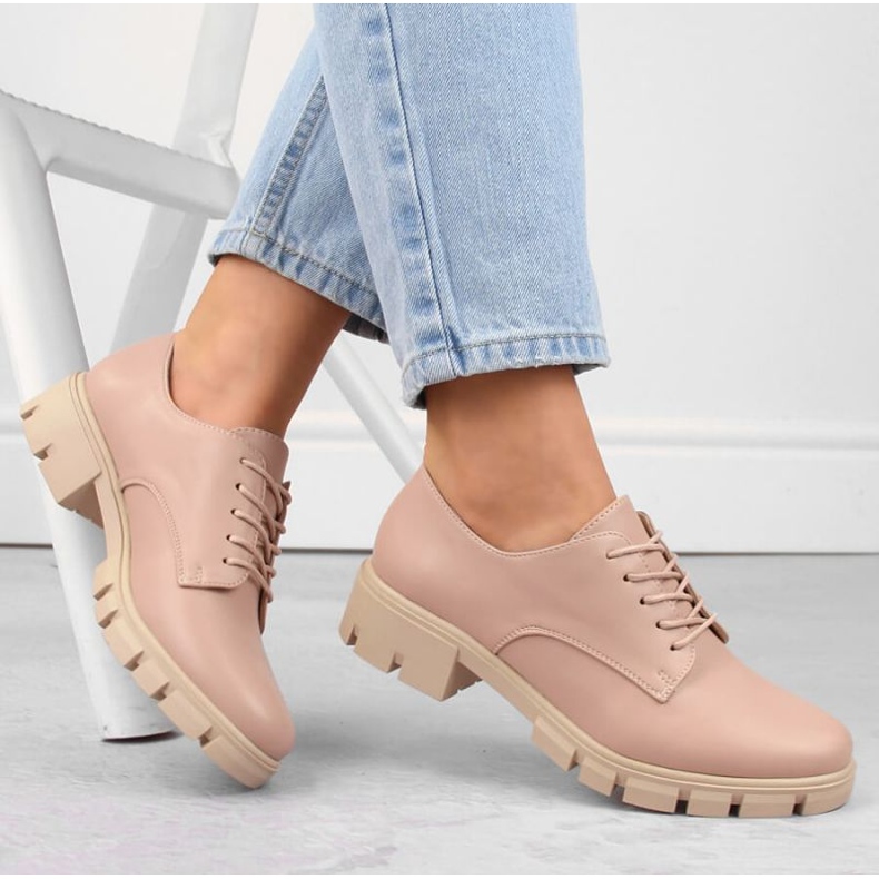 Półbuty M.Daszyński W SAN33B róż różowe 2