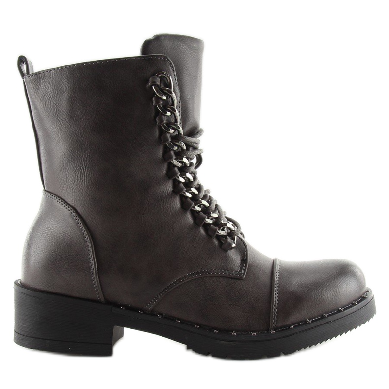 Workery damskie szare 30716 grey 1