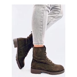 Workery sznurowane Green zielone 1