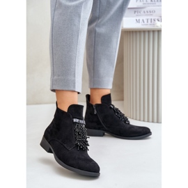 Botki S.Barski HY42-715 Black czarne 1