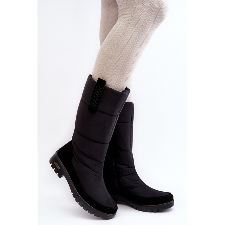 Śniegowce Progress PROGJ-22-136 Black czarne 1