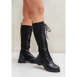 Kozaki Model 9060 Black czarne 1