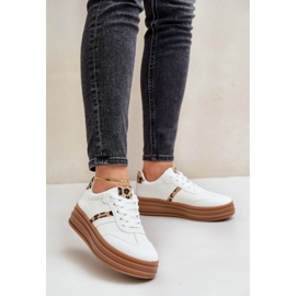 Buty Sportowe Model PC2802 White Leopard białe 1