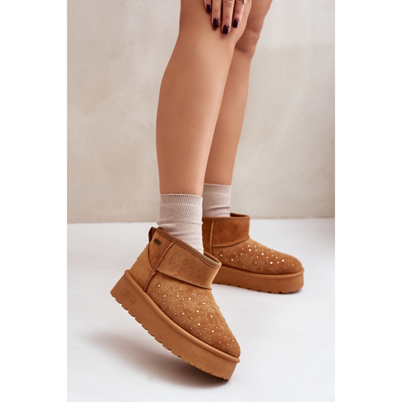 Śniegowce Model Big Star Camel brązowe 1