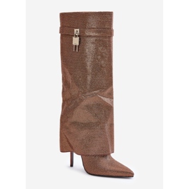 Kozaki Model C-337 Brown brązowe 2