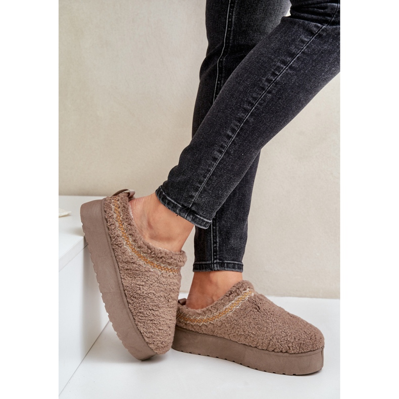 Śniegowce Model MC-39 Dark Beige beżowy 1