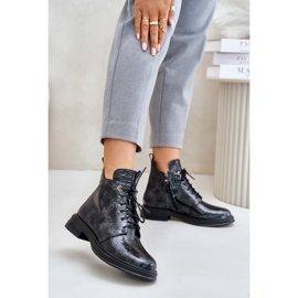 Botki Da LZ42-042 Black/Grey czarne 1