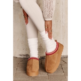 Śniegowce Model 20219-4B Camel brązowe 1