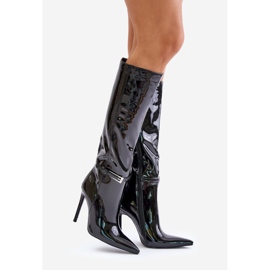 Kozaki Model C-334 Black czarne 1