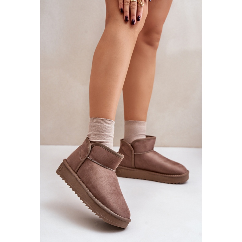 Śniegowce D.Franklin DFSH370010 Taupe beżowy 1