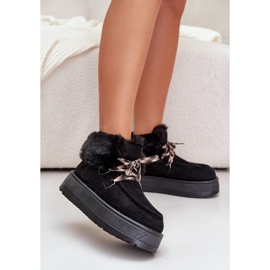 Śniegowce Model C3016 Black czarne 1