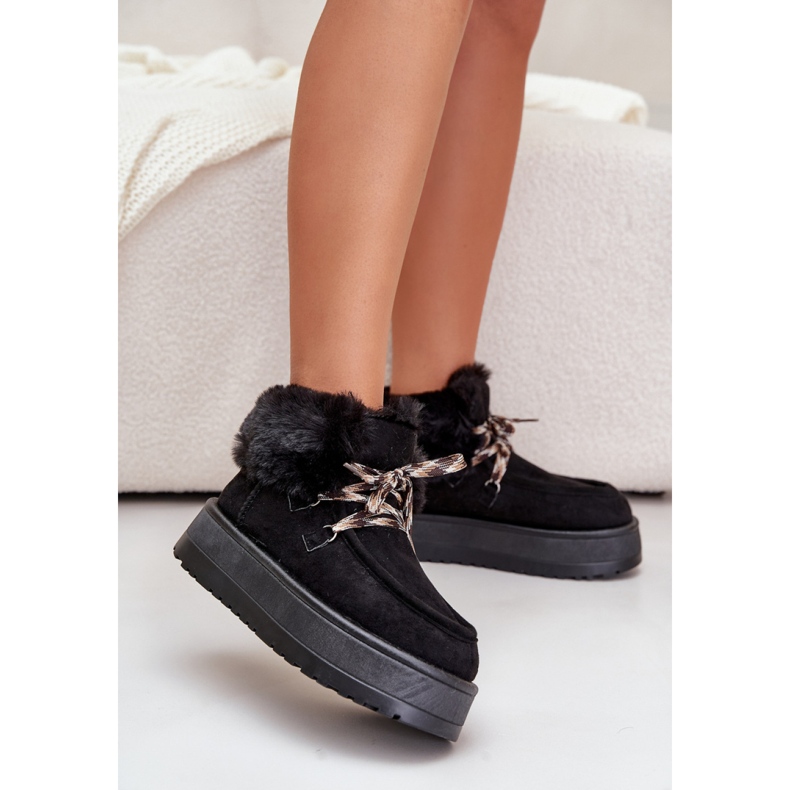 Śniegowce Model C3016 Black czarne 1