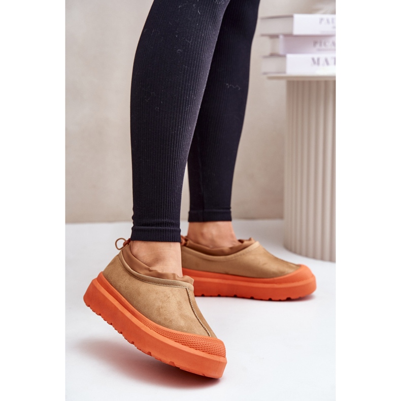 Śniegowce Model VL238P Camel brązowe 1