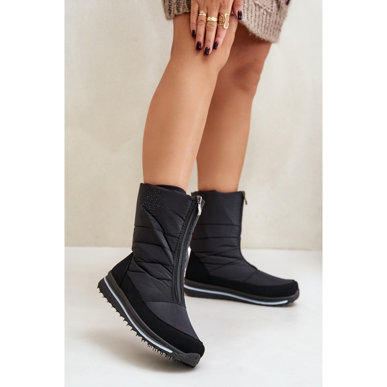 Śniegowce Progress PROGJ-22-130 Black czarne 1