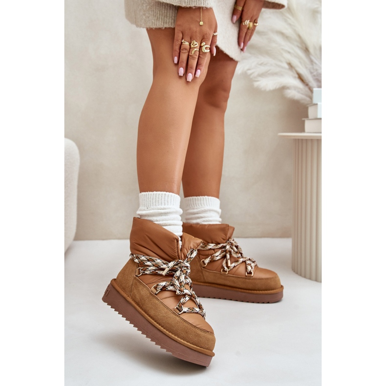 Śniegowce Model DFSH375003 Brown brązowe 1