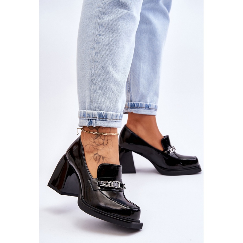 Czółenka Model Julien MR-7259 Black - Step in style czarne 2