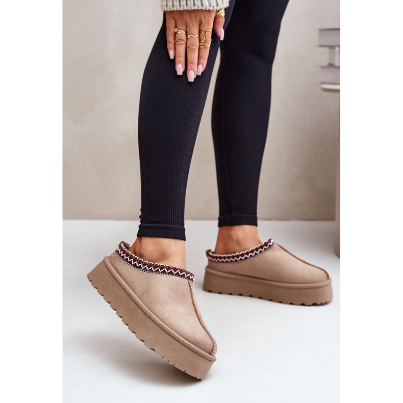 Śniegowce Model VL242P Light Beige beżowy 1