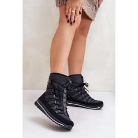 Śniegowce Progress PROGJ-20-02 Black czarne 1