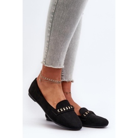 Mokasyny Model 9988-73 Black czarne 1