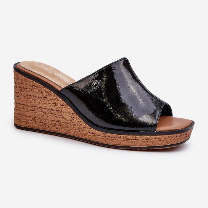 Step in style Klapki Sergio Leone KL213 Black czarne 2