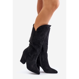 Kozaki Model MP401-1 Black czarne 1