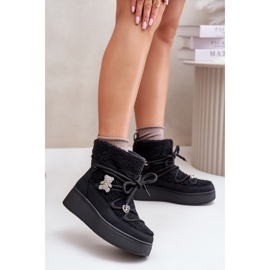 Śniegowce Model UK180P Black czarne 1