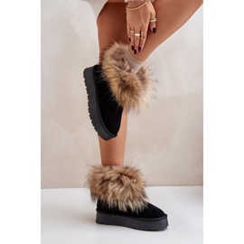 Śniegowce Model W5893 Black czarne 1