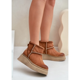 Śniegowce Maciejka 06769-29 Brown brązowe 1