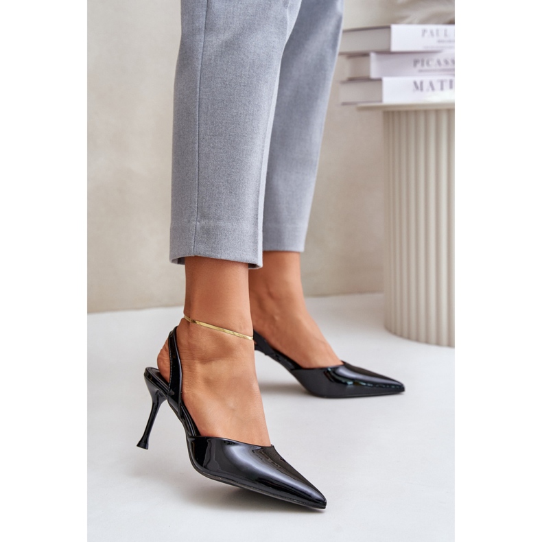 Szpilki Model SQC-128 Black czarne 1