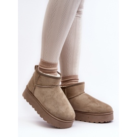 Śniegowce Model 20216-4D Green zielone 1