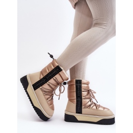 Śniegowce Model DFSH371006 Beige beżowy 2