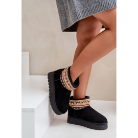 Śniegowce Model 20226-4A Black czarne 1