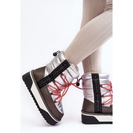 Śniegowce  DFSH371006 Silver srebrny 2