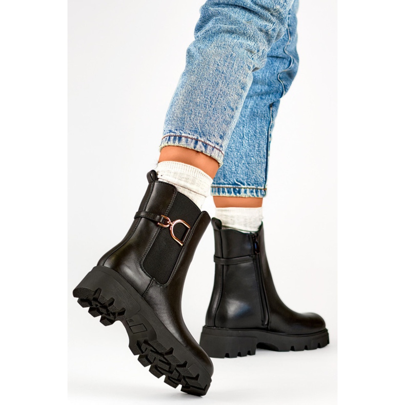 Workery Model K-99257 Black czarne 1