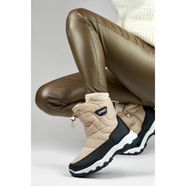 Śniegowce Model 9159-4BE Beige/Black beżowy 1