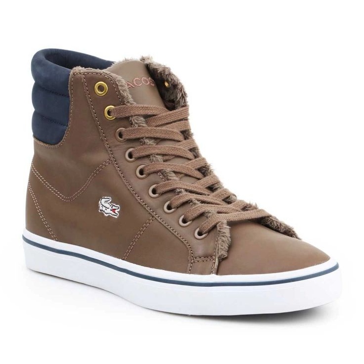 Buty Lacoste Marcel Mid Pwt Dk W 7-26SPW4118DK4 brązowe 1