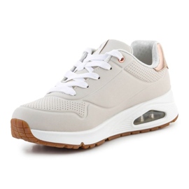 Buty Sportowe Skechers Uno Gen1 Shimmer Away 310545L-NAT beżowe beżowy 3