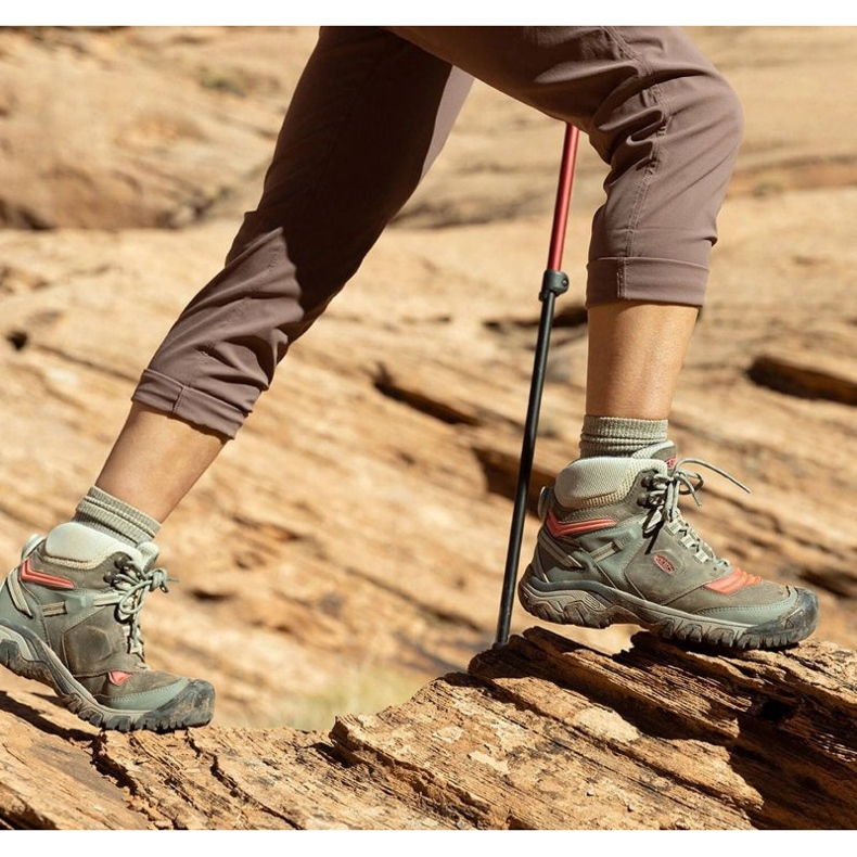 Buty Trekkingowe Keen Ridge Flex Mid Wp KE-1024921 brązowe 2