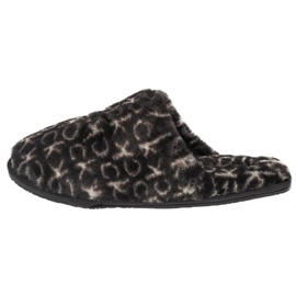 Kapcie Calvin Klein Slipper Mule Fur Mono HW0HW00536-0GK czarne 2