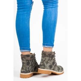 Mckeylor Traperki damskie moro zielone 2